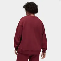 Jordan Women's Flight Fleece Crewneck / Cherrywood Red