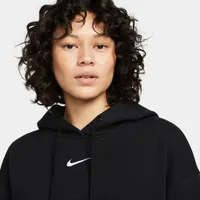 Nike Sportswear Women’s Phoenix Fleece Oversized Pullover Hoodie Black / Sail