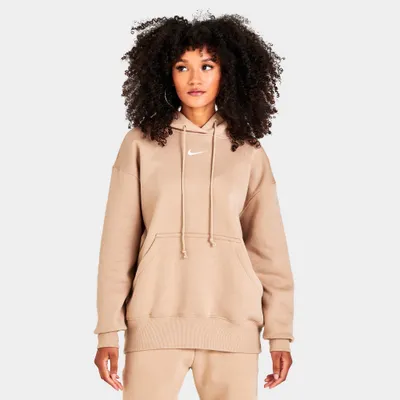 Nike Sportswear Women’s Phoenix Fleece Oversized Pullover Hoodie Hemp / Sail