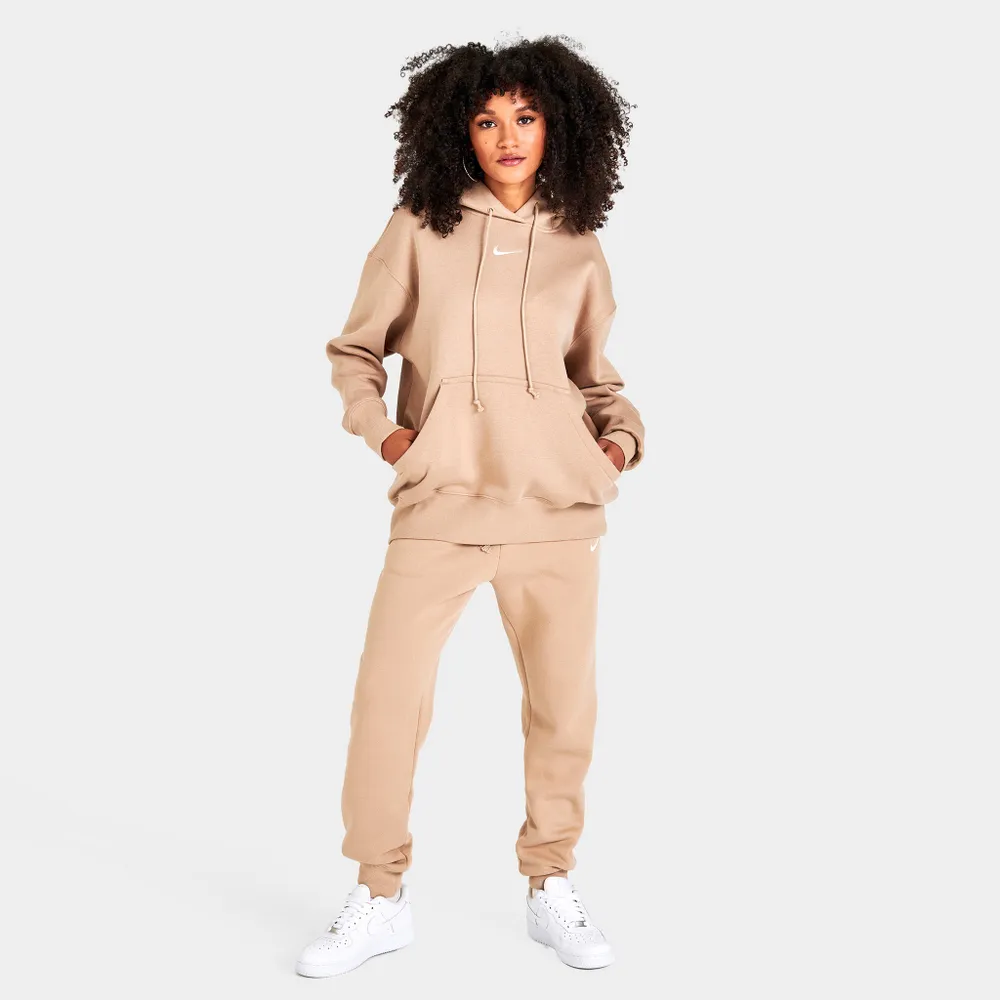 Nike Sportswear Women’s Phoenix Fleece Oversized Pullover Hoodie Hemp / Sail