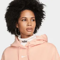 Nike Sportswear Women’s Phoenix Fleece Oversized Pullover Hoodie Arctic Orange / Sail