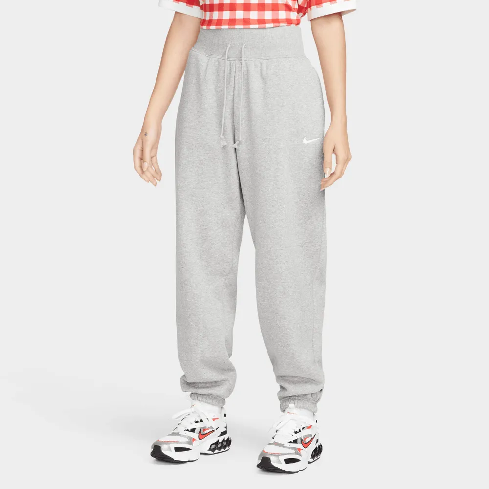 Nike Sportswear Women’s Phoenix Fleece High-Waisted Oversized Sweatpants Dark Grey Heather / Sail