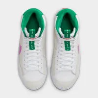 Nike Blazer Mid `77 Dance GS White / Fuchsia Dream - Stadium Green