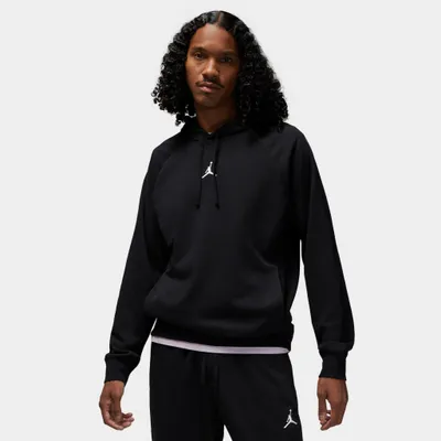 Jordan Dri-FIT Sport Crossover Fleece Pullover Hoodie Black / White