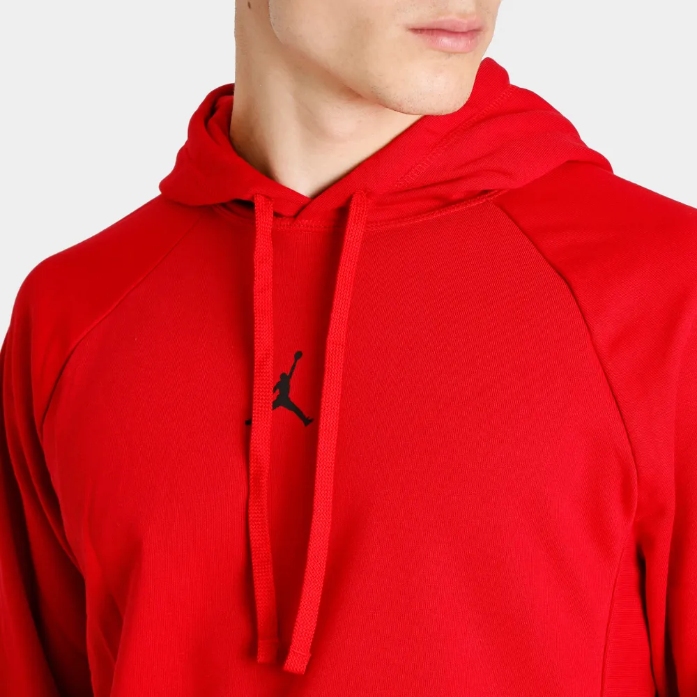 Jordan Dri-FIT Sport Crossover Fleece Pullover Hoodie Gym Red / Black