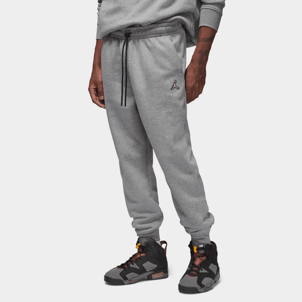 Jordan Brooklyn Fleece Pants Carbon Heather / Black - White