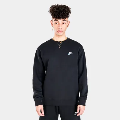 Nike Sportswear Club Fleece Crewneck Sweatshirt / Black