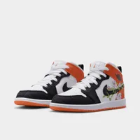 Jordan 1 Mid SE PS White / Black - Starfish