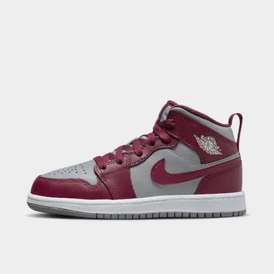 Jordan 1 Mid PS Cherrywood Red / White - Cement Grey