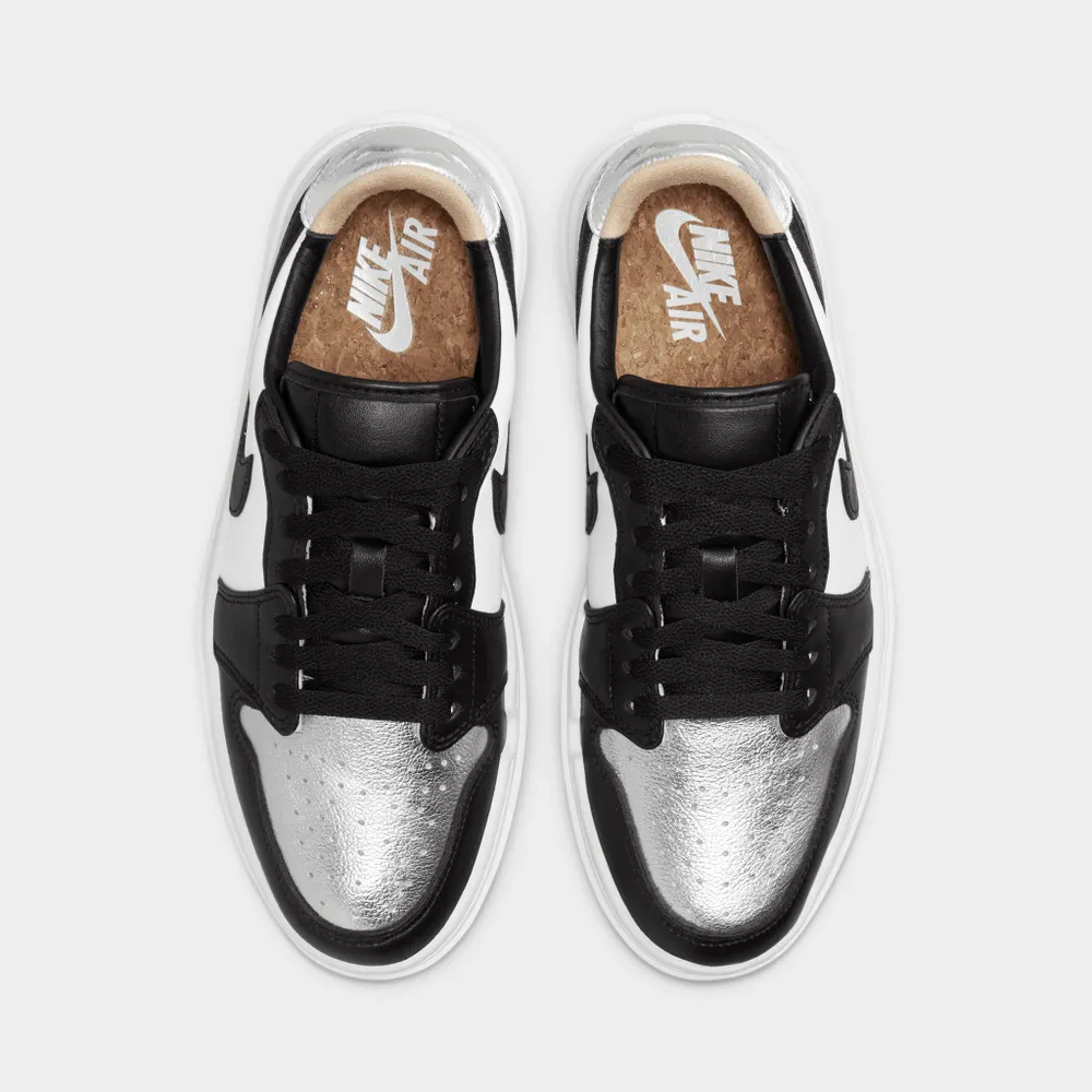 Jordan Women’s Elevate Low Metallic Silver / Black - White