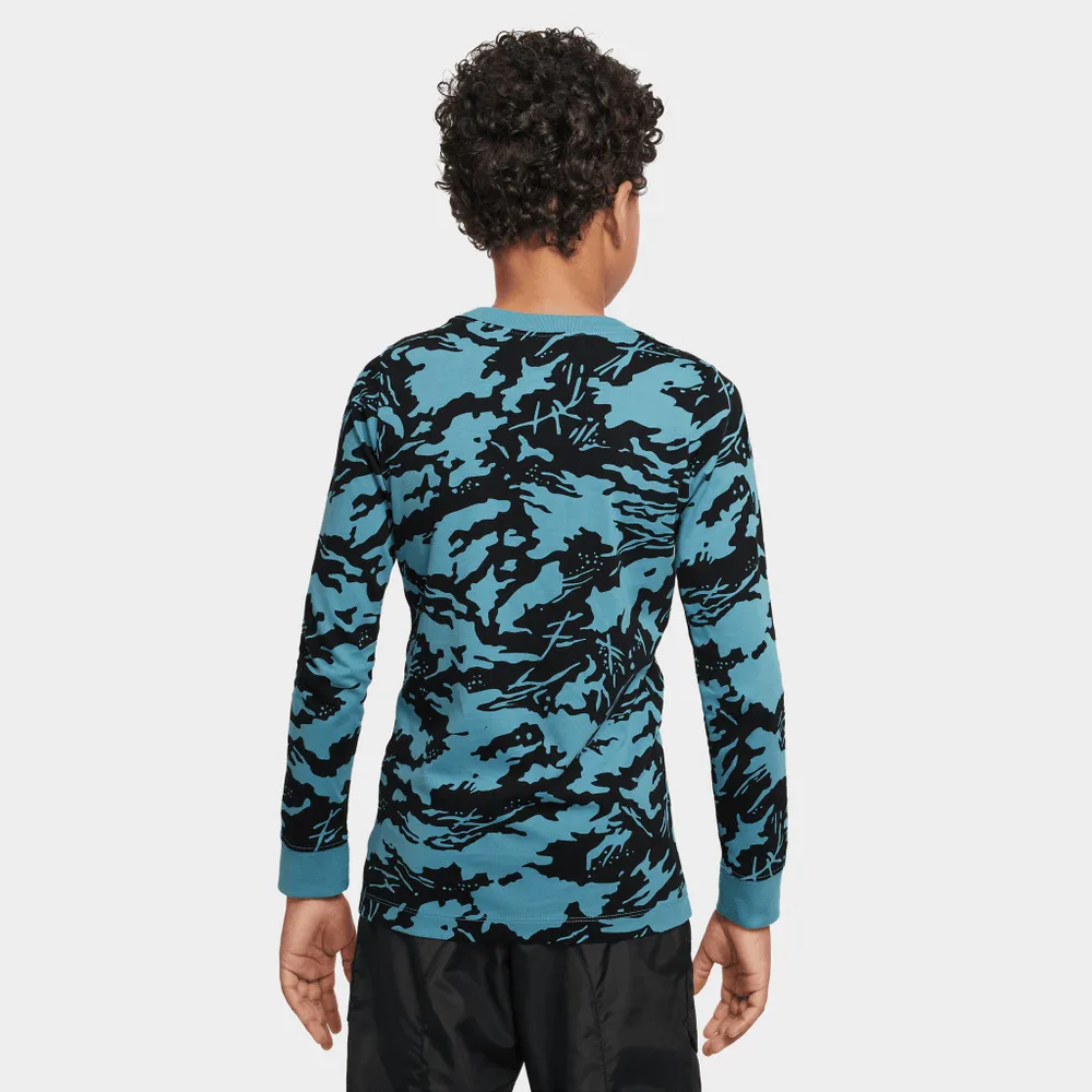 Nike Sportswear Junior Boys’ Long-Sleeve T-shirt / Cerulean