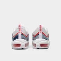 Nike Women's Air Max 97 Mulit-Colour / White - Habanero Red