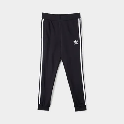 adidas Originals Juniors’ 3-Stripes Pants Black / White