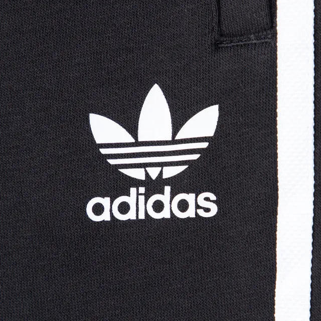 adidas Originals adicolor Superstar three stripe sweatpants in black