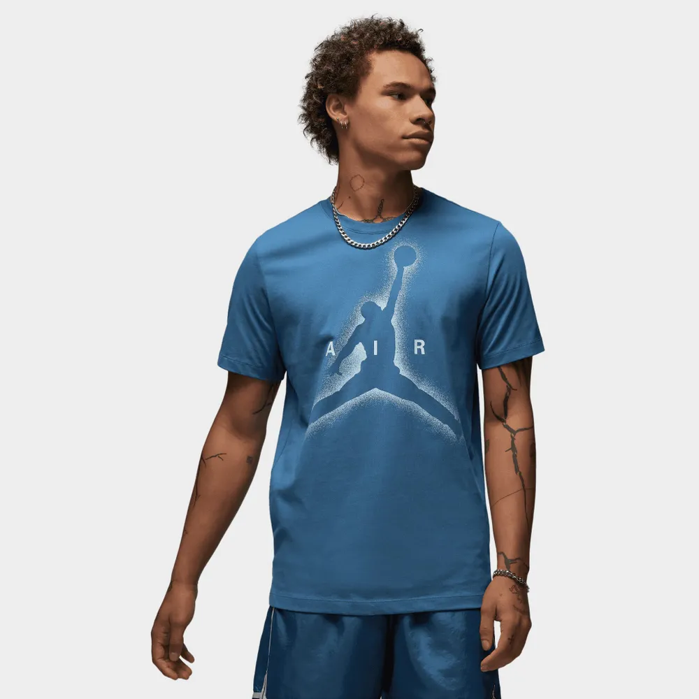 Jordan Essentials Graphic Crew T-Shirt True Blue / Sail