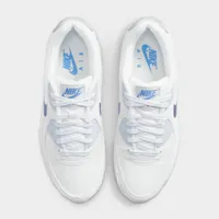 Nike Women's Air Max 90 Summit White / Medium Blue - Pure Platinum