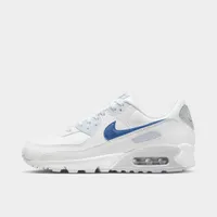 Nike Women's Air Max 90 Summit White / Medium Blue - Pure Platinum