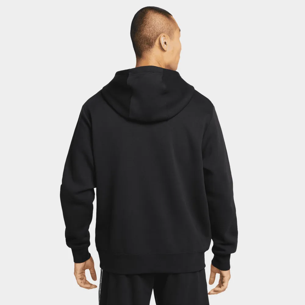 Nike Sportswear Repeat Pullover Fleece Hoodie Black / White