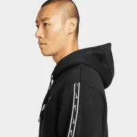 Nike Sportswear Repeat Pullover Fleece Hoodie Black / White