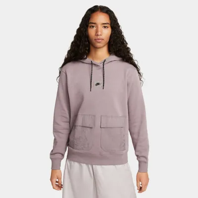 Nike Sportswear Women’s Sports Utility Fleece Pullover Hoodie Purple Smoke /
