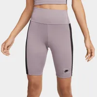 Nike Sportswear Women’s Utility High-Waisted Bike Shorts Purple Smoke / Black