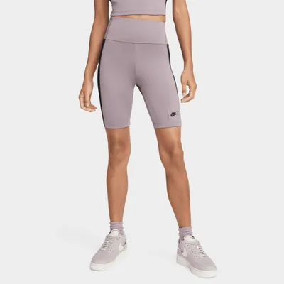 Nike Sportswear Women’s Utility High-Waisted Bike Shorts Purple Smoke / Black