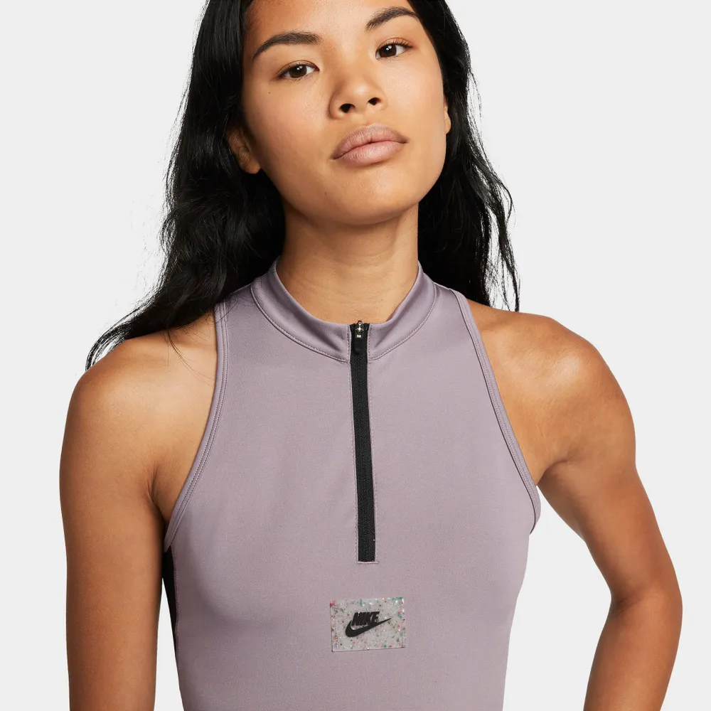 Nike Sportswear Women's Sports Utility Sleeveless Top Purple Smoke / Black