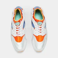 Nike Air Huarache White / Safety Orange - University Blue