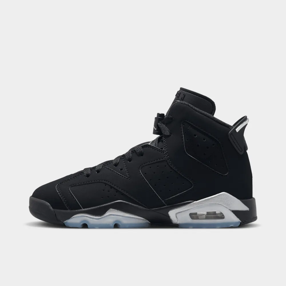 Jordan 6 Retro GS Black / Metallic Silver