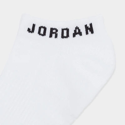 Jordan Everyday No-Show Socks (3 Pack) White / Black