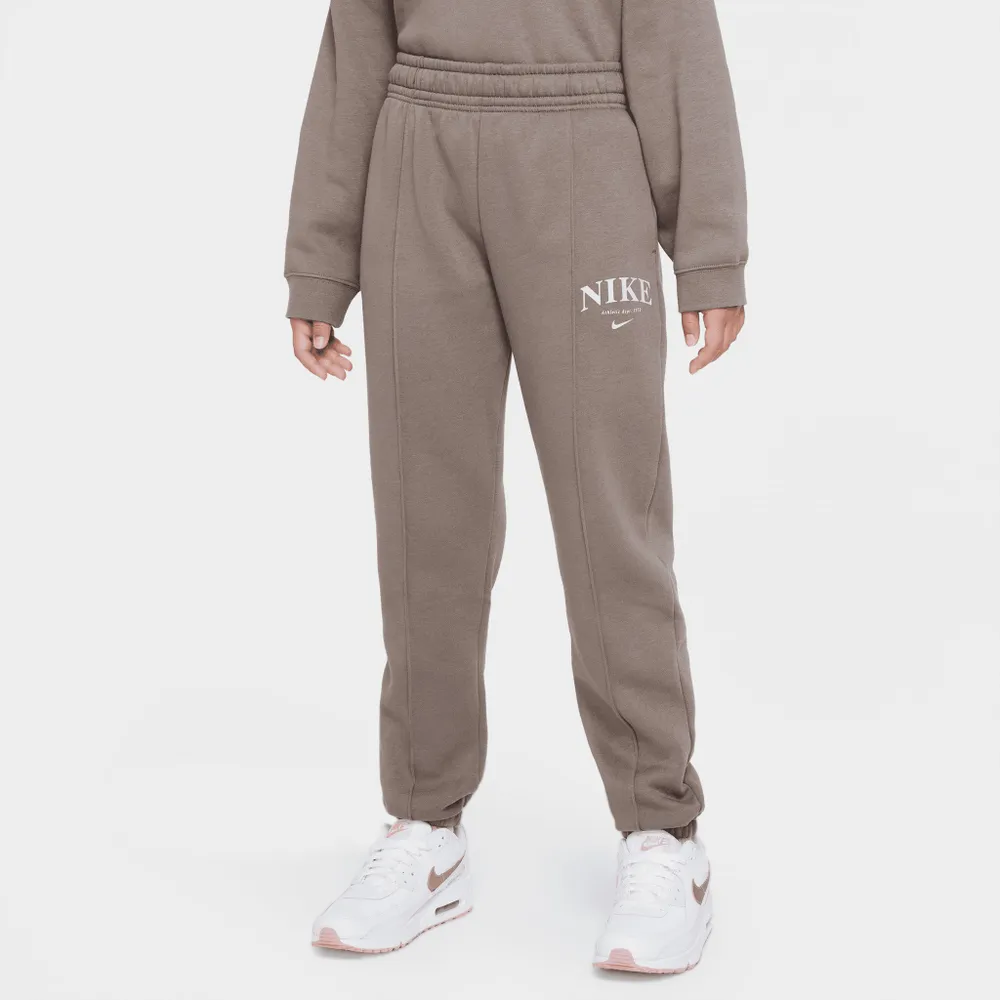 Nike Sportswear Junior Girls' Trend Fleece Pants / Olive Grey