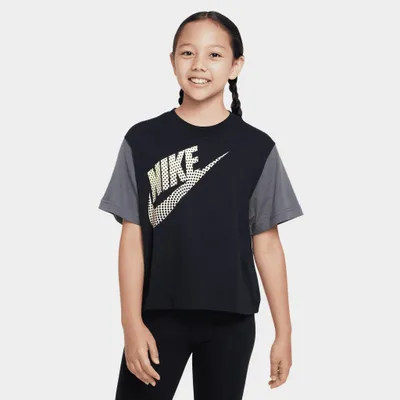 Nike Sportswear Junior Girls’ Essential Dance T-shirt Black / Iron Grey