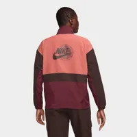 Nike Sportswear Revolution Women's Sports Utility Half-Zip Jacket Dark Beetroot / Brown Basalt - Canyon Rust