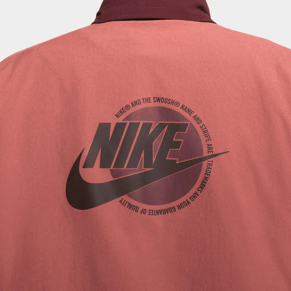 Nike Sportswear Revolution Women's Sports Utility Half-Zip Jacket Dark Beetroot / Brown Basalt - Canyon Rust