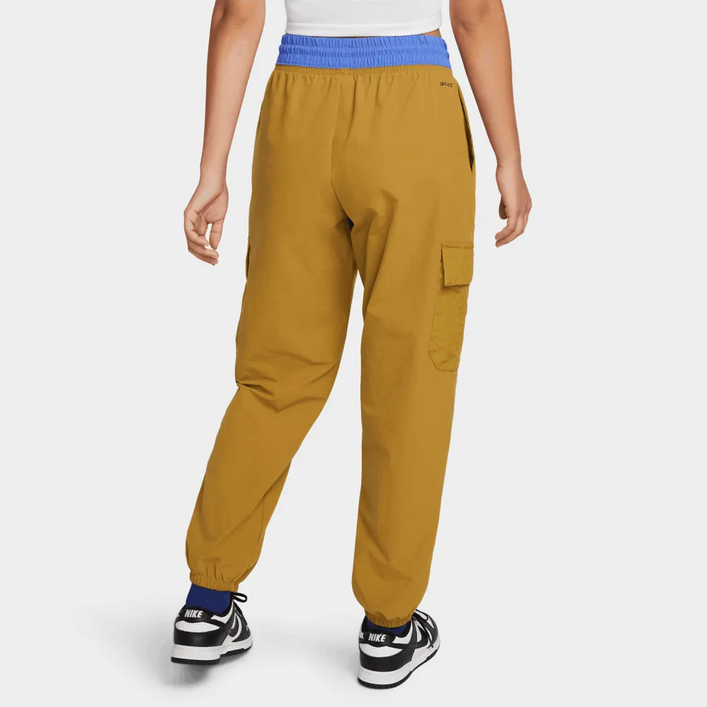 Nike Sportswear Women’s Woven Sports Utility Cargo Pants Golden Moss / Medium Blue