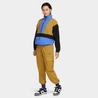 Nike Sportswear Women’s Woven Sports Utility Cargo Pants Golden Moss / Medium Blue