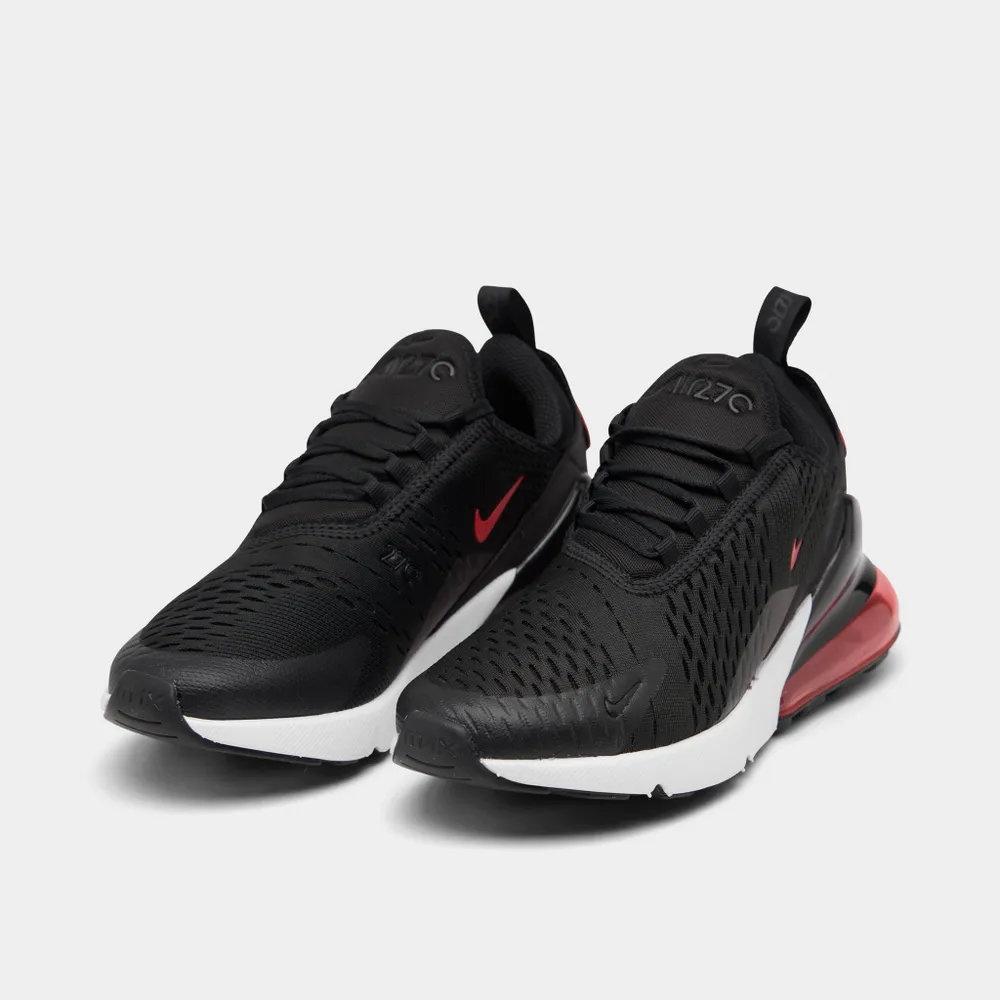 Nike Air Max 270 GS Black / Light Crimson - White