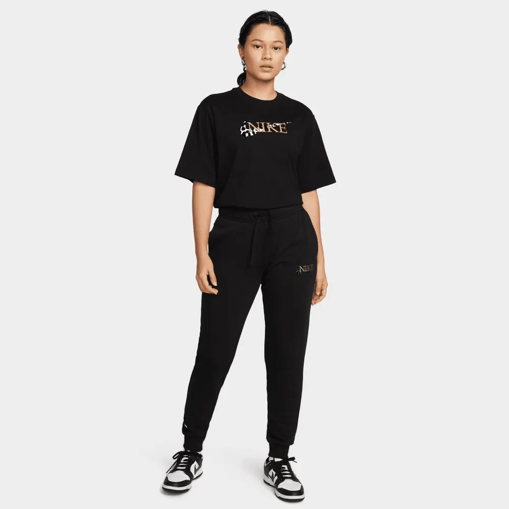 Nike Sportswear Women's Club Fleece Mid-Rise Pants / Black