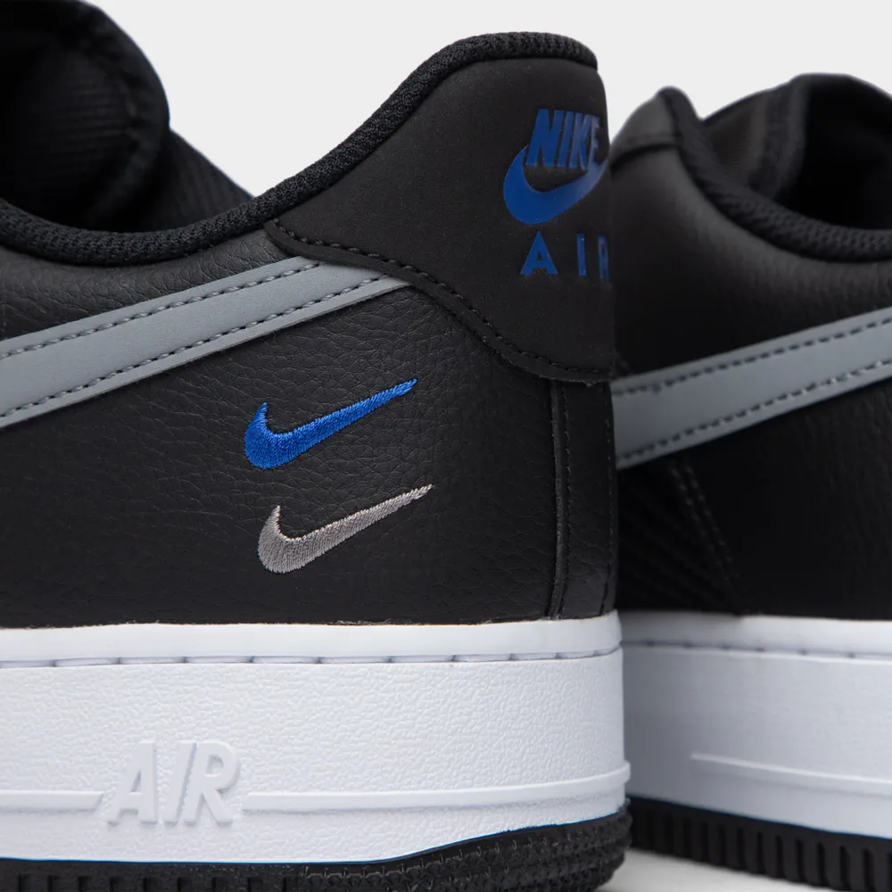 Nike Air Force 1 '07 Black / Cool Grey - Racer Blue