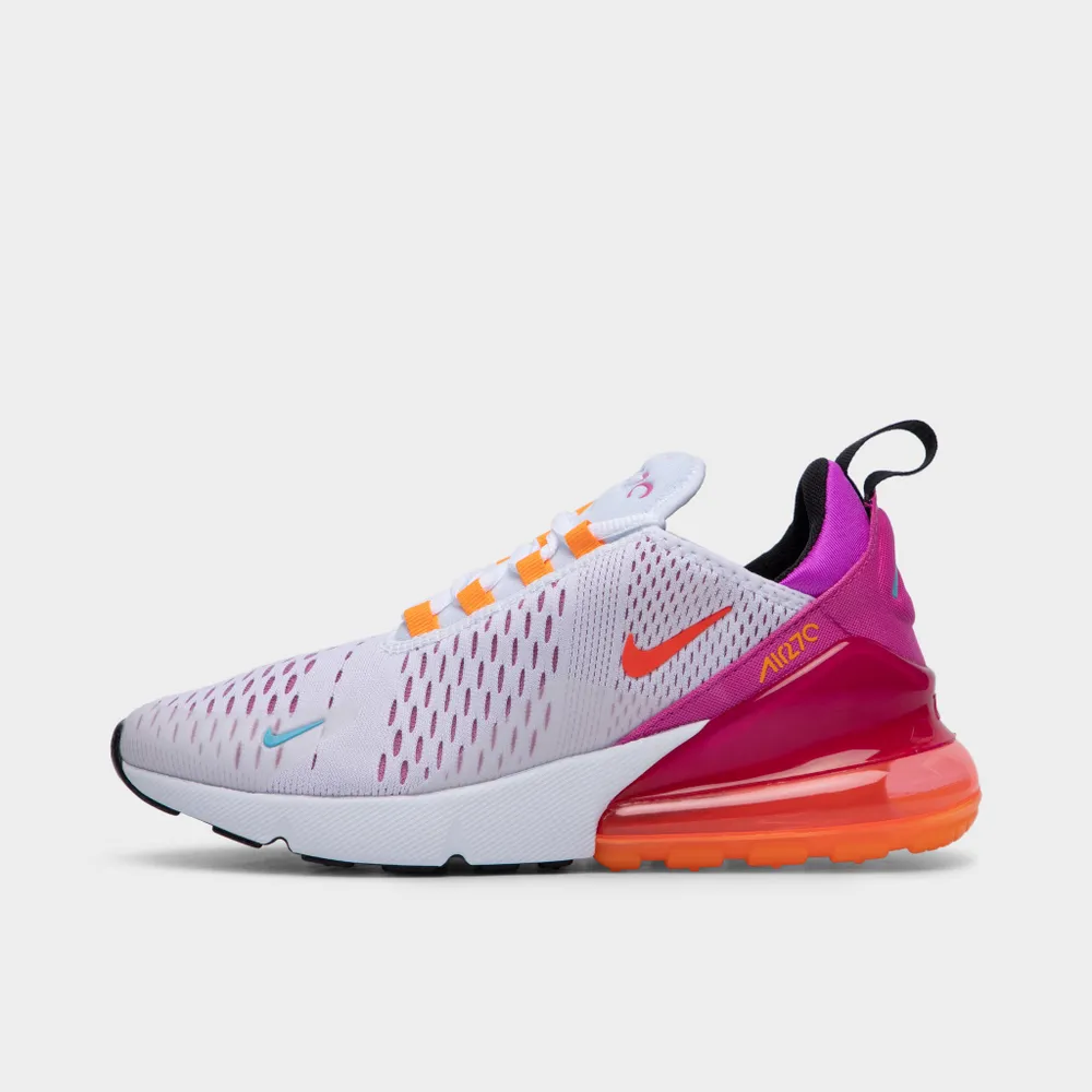 Nike Women's Air Max 270 White / Bright Crimson - Fuchsia Dream