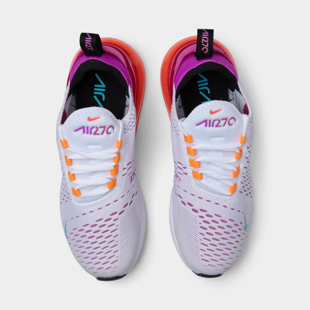 Nike Women's Air Max 270 White / Bright Crimson - Fuchsia Dream