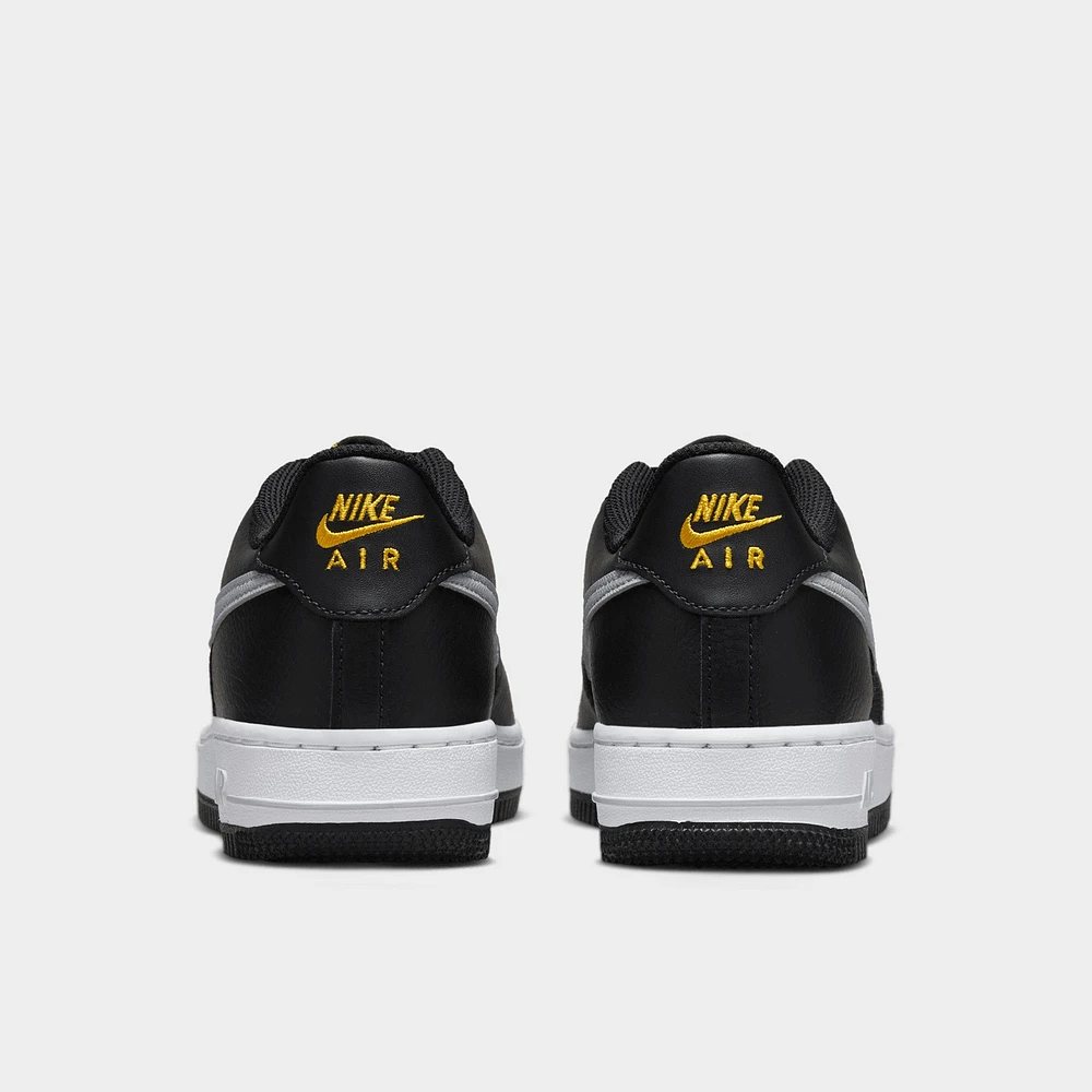 Nike Air Force 1 GS Black / Wolf Grey - University Gold