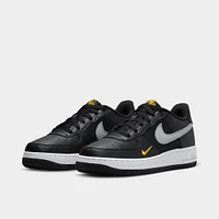Nike Air Force 1 GS Black / Wolf Grey - University Gold