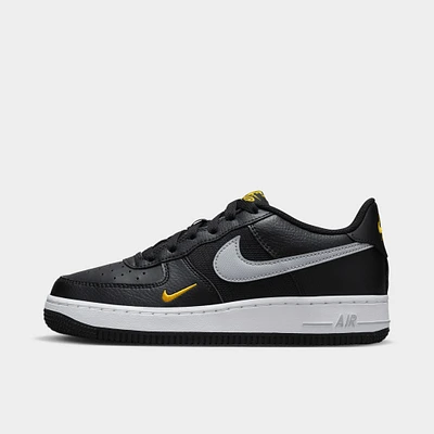 Nike Air Force 1 GS Black / Wolf Grey - University Gold