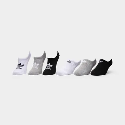 adidas Originals Women’s Classic Superlite Super-No-Show Socks (6 Pack) / Grey