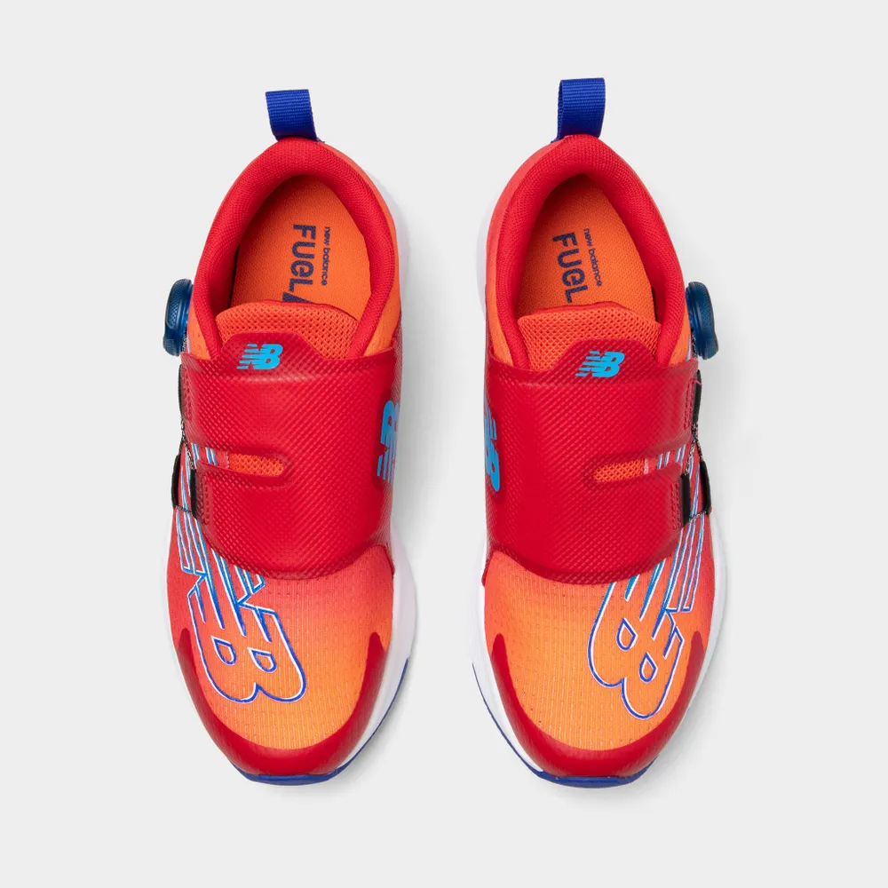 New Balance Juniors’ FuelCore Reveal v3 BOA Neo Flame / Team Red - Infinity Blue