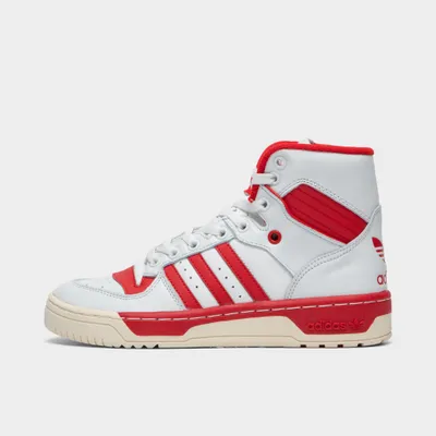 adidas Originals Women’s Rivalry Hi Crystal White / Better Scarlet - Cream