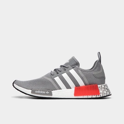 adidas Originals NMD_R1 Grey Three / Ftw White - Vivid Red