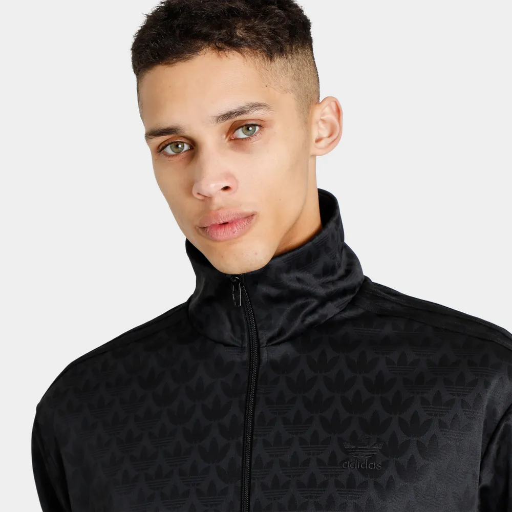 Adidas Originals Men's Mono Track Top - Black - Sweatshirts