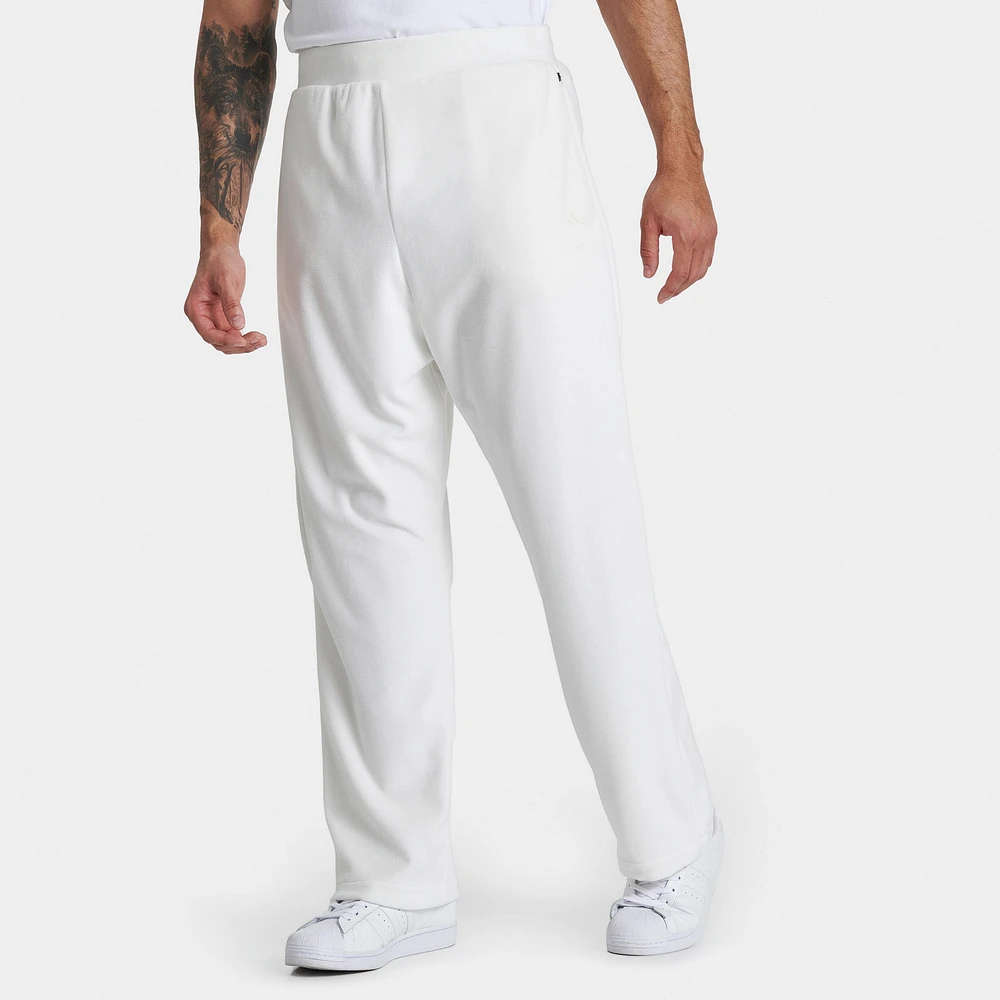 adidas Basketball Velour Pants / Cloud White